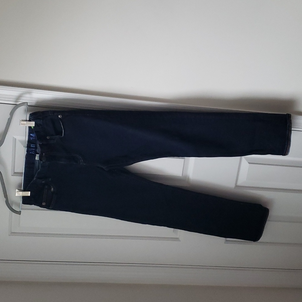 JCREW Crewcuts Jeans Sz 14 Slim Dark Blue Wash